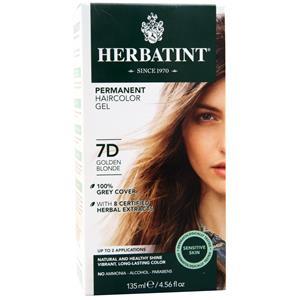 Herbatint Permanent Herbal Haircolour Gel Golden Blonde - 7D 135 mL