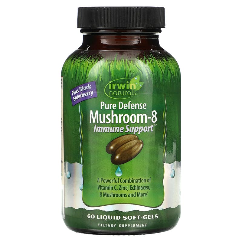 Irwin Naturals Mushroom-8 Pure Defense  60 sgels