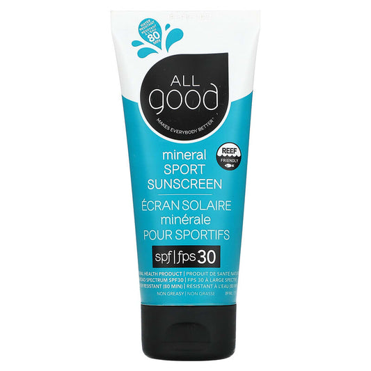 All Good Mineral Sport Sunscreen SPF 30 3 fl.oz