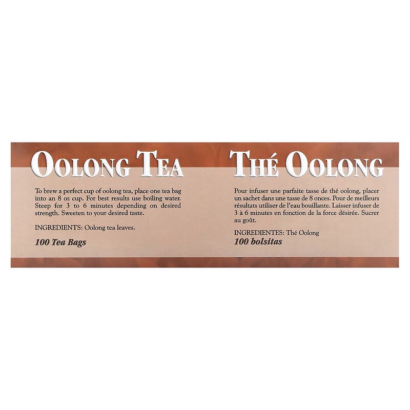 Uncle Lee's Tea Legends of China Oolong Tea  100 pckts