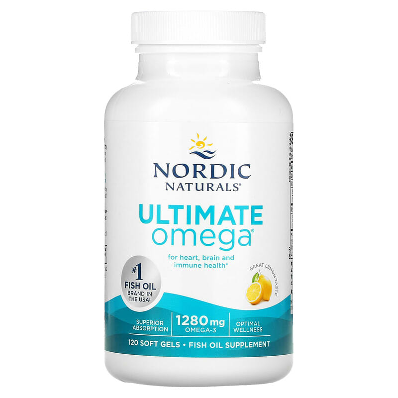 Nordic Naturals Ultimate Omega Lemon 120 sgels