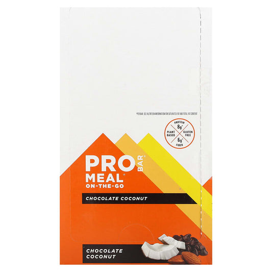 Pro Bar Meal On-the-Go Chocolate Coconut 12 bars
