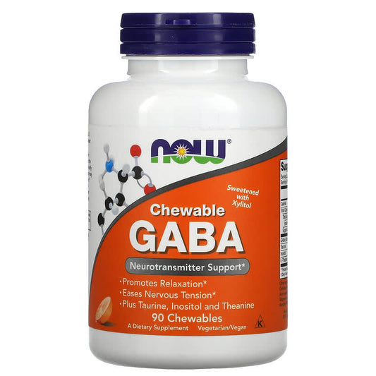 Now Chewable GABA Orange 90 chews