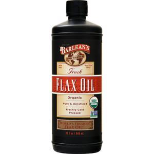 Barlean's Organic Fresh Flax Oil  EXPIRES 10/28/25 32 fl.oz