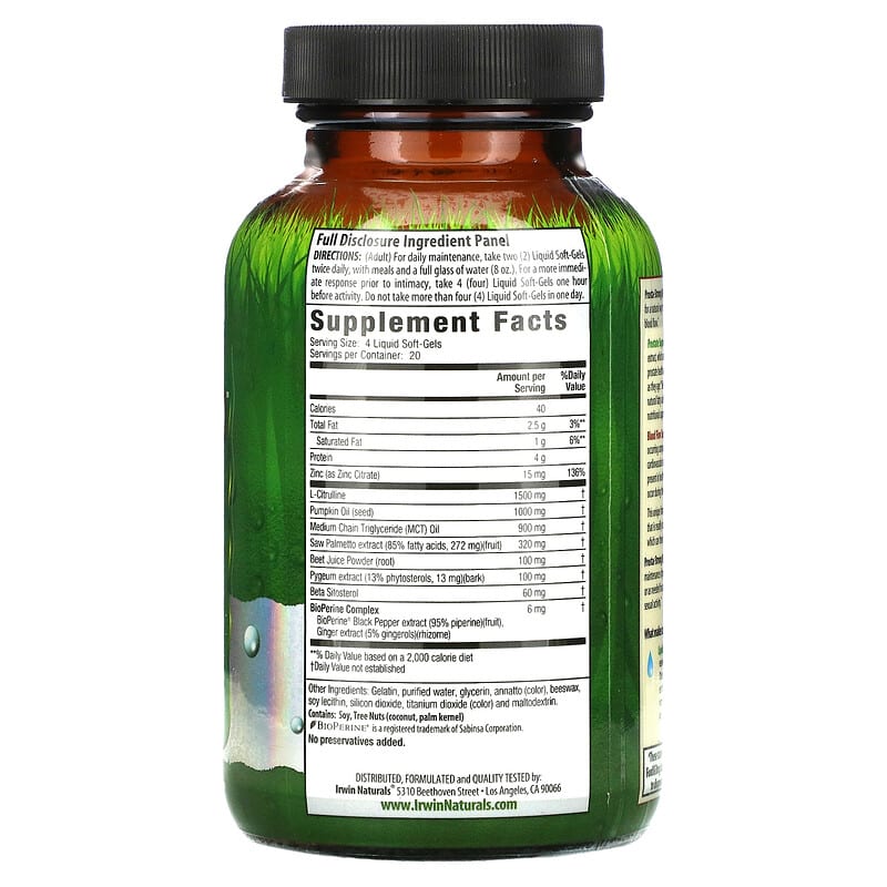 Irwin Naturals Prosta-Strong Red  80 sgels