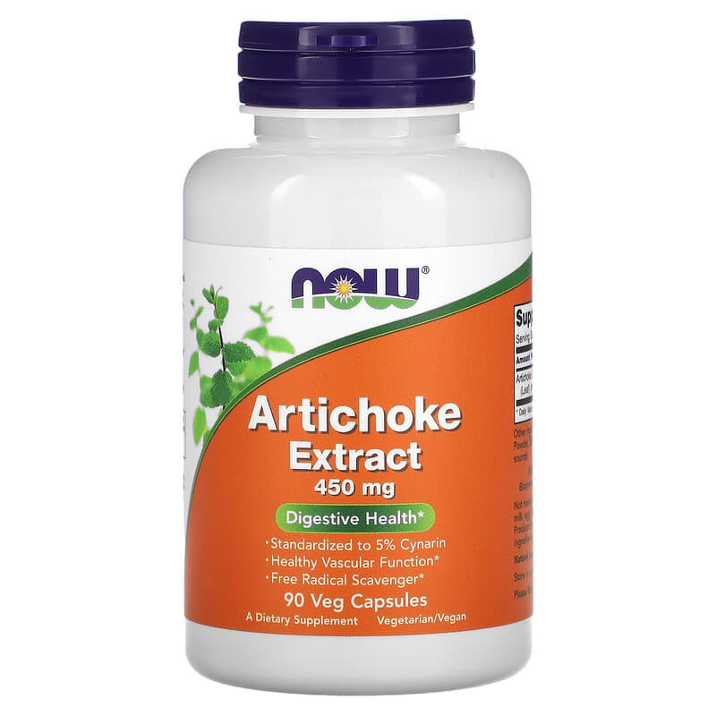 Now Artichoke Extract (450mg)  90 vcaps