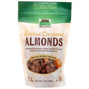 Now Salted Caramel Almonds  12 oz