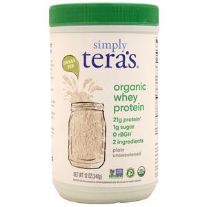 Tera's Whey Simply Tera's Organic Whey Protein Plain Unsweetened 12 oz