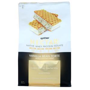 Syntrax Nectar Sweets Native Whey Protein Isolate Vanilla Bean Torte 2 lbs