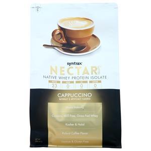Syntrax Nectar Lattes Native Whey Protein Isolate Cappuccino 2 lbs