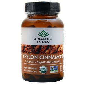 Organic India Ceylon Cinnamon  90 vcaps