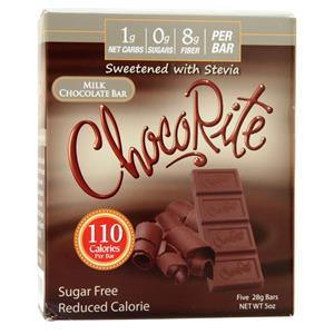 HealthSmart Foods Choco Rite Chocolate Bar Milk Chocolate 5 bars