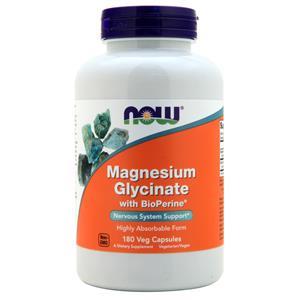 Now Magnesium Glycinate with BioPerine  180 vcaps
