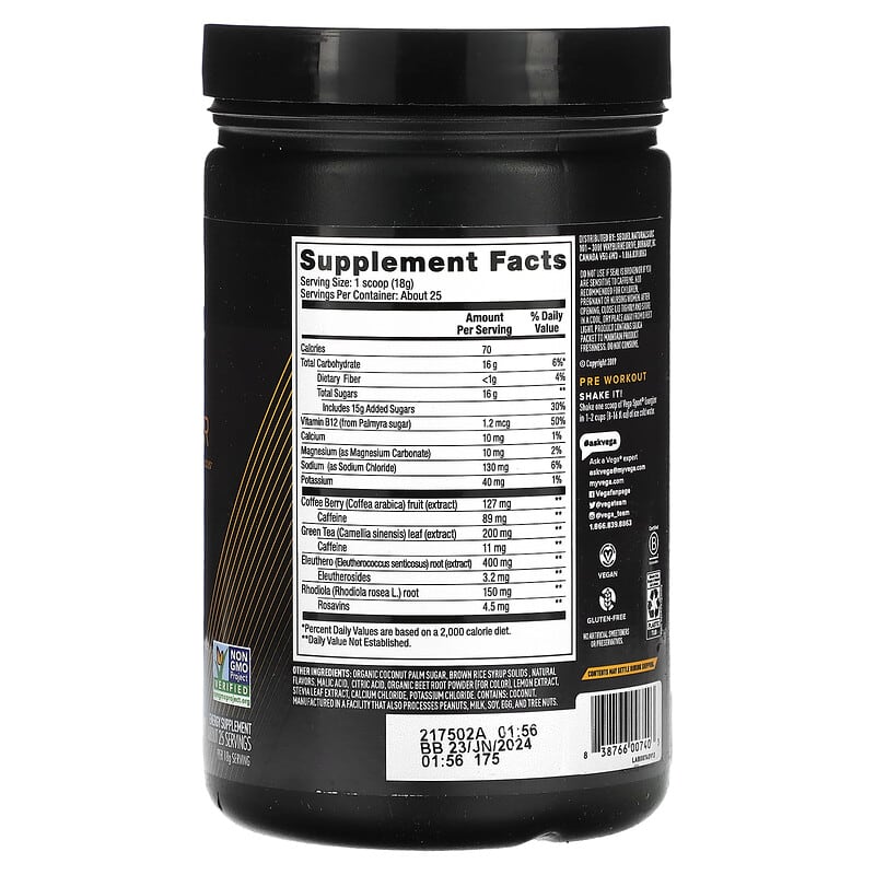 Vega Vega Sport - Premium Energizer Strawberry Lemonade 16.1 oz