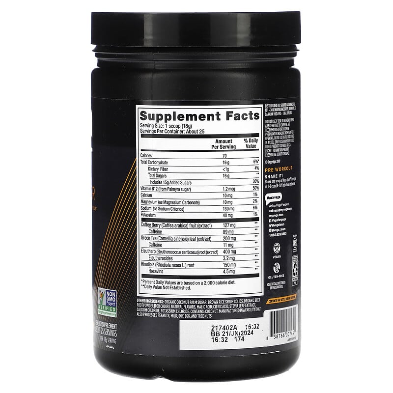 Vega Vega Sport - Premium Energizer Acai Berry 16.2 oz