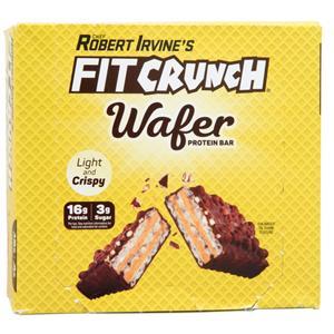 Fit Crunch Wafer Protein Bar Chocolate Peanut Butter 9 bars