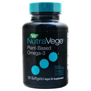 Nature's Way NutraVege Plant-Based Omega-3  30 sgels