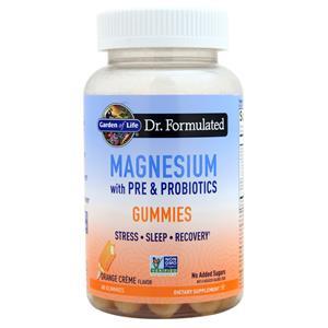 Garden Of Life Dr. Formulated Magnesium with Pre & Probiotics Gummies Orange Creme 60 gummy