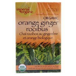 Uncle Lee's Tea Imperial Organic Chai Tea Orange Ginger Rooibos 18 pckts
