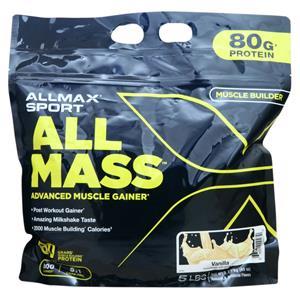 Allmax Nutrition AllMass - Advanced Muscle Gainer Vanilla 5 lbs