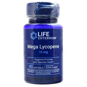 Life Extension Mega Lycopene (15mg)  90 sgels