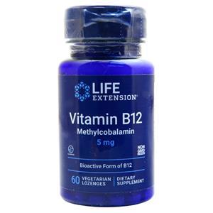 Life Extension Vitamin B12 Methylcobalamin (5mg)  60 lzngs
