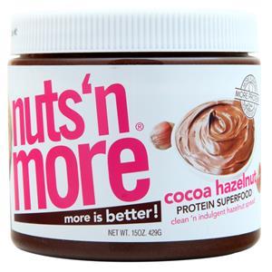 Nuts 'N More Protein Superfood Hazelnut Spread Cocoa Hazelnut 15 oz