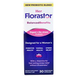 Florastor Her Florastor Digest + De-stress Probiotic  30 vcaps