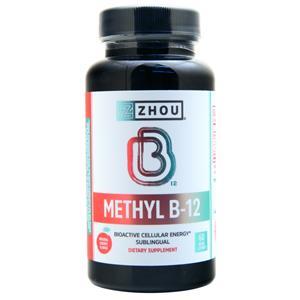 Zhou Methyl B-12 (5000mcg) Natural Cherry 60 lzngs