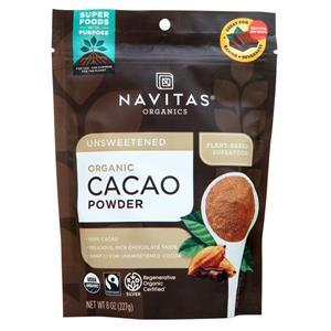 Navitas Organic Cacao Powder Unsweetened 8 oz