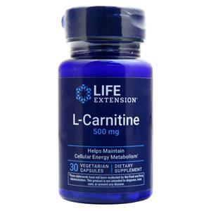 Life Extension L-Carnitine (500mg)  30 vcaps
