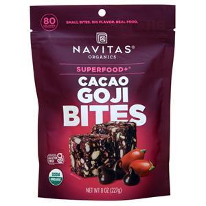Navitas Superfood+ BITES Cacao Goji 8 oz