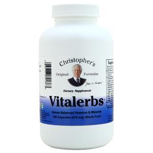 Christopher's Original Formulas Vitalerbs  180 caps