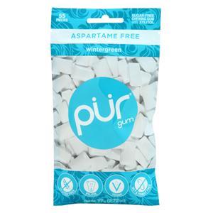 PUR Sugar-Free Chewing Gum with Xylitol Wintergreen 55 count