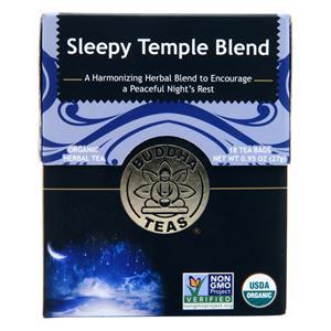 Buddha Teas Organic Herbal Tea Sleepy Temple Blend 18 pckts