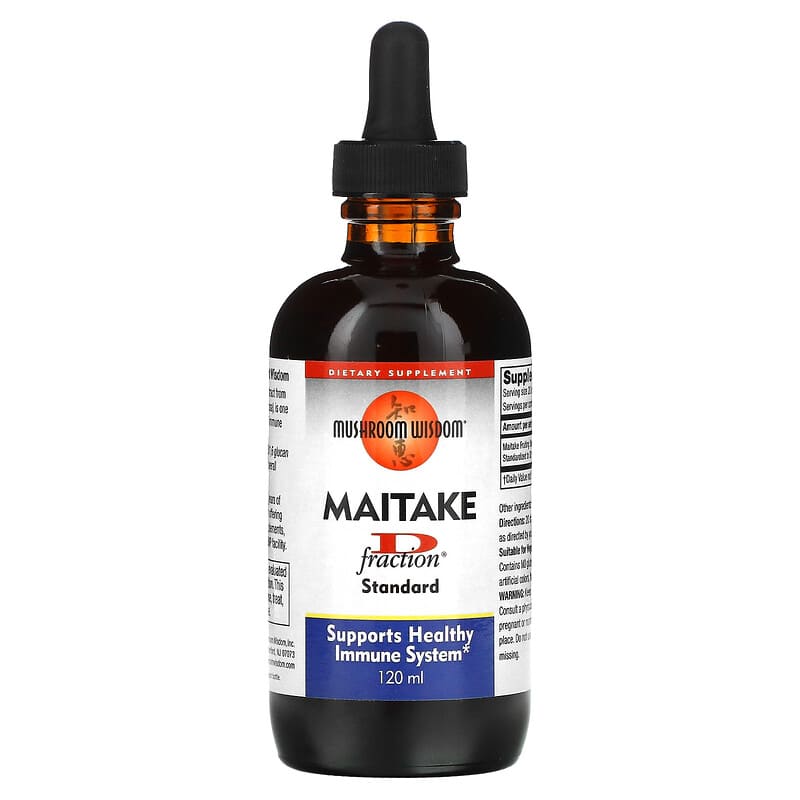 Mushroom Wisdom Maitake D-Fraction Liquid  120 mL