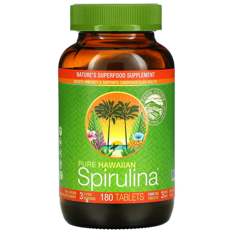 Nutrex Hawaii Pure Hawaiian Spirulina  180 tabs