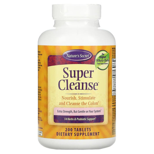 Nature's Secret Super Cleanse For Your Colon  200 tabs