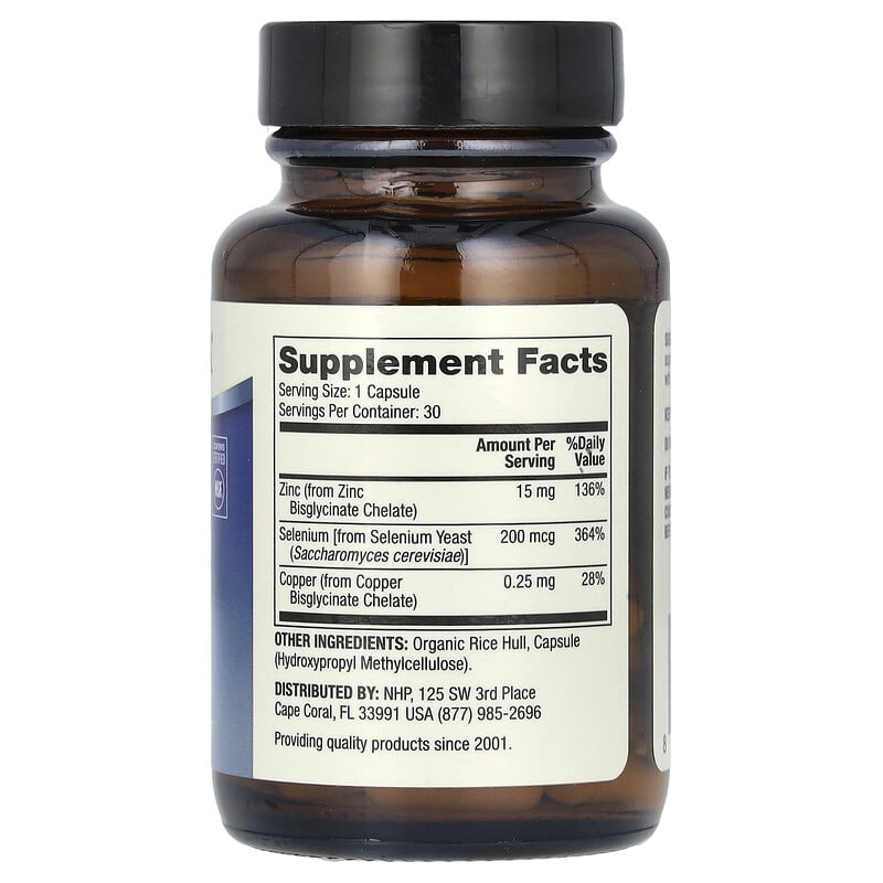 Dr. Mercola Zinc plus Selenium  30 caps