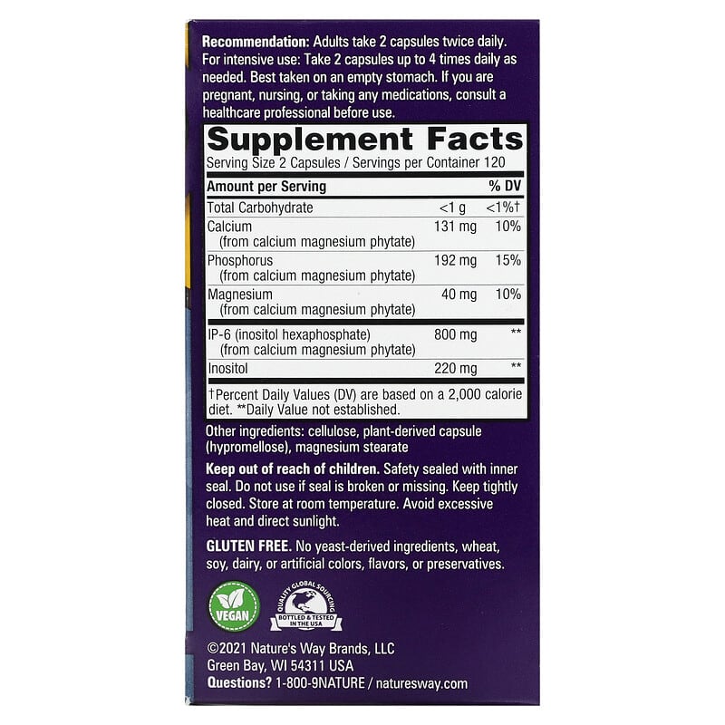 Nature's Way Cell Forte - IP-6 & Inositol  240 vcaps