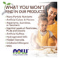 Now Organic Monk Fruit - Zero Calorie Liquid Sweetener Vanilla 1.8 fl.oz