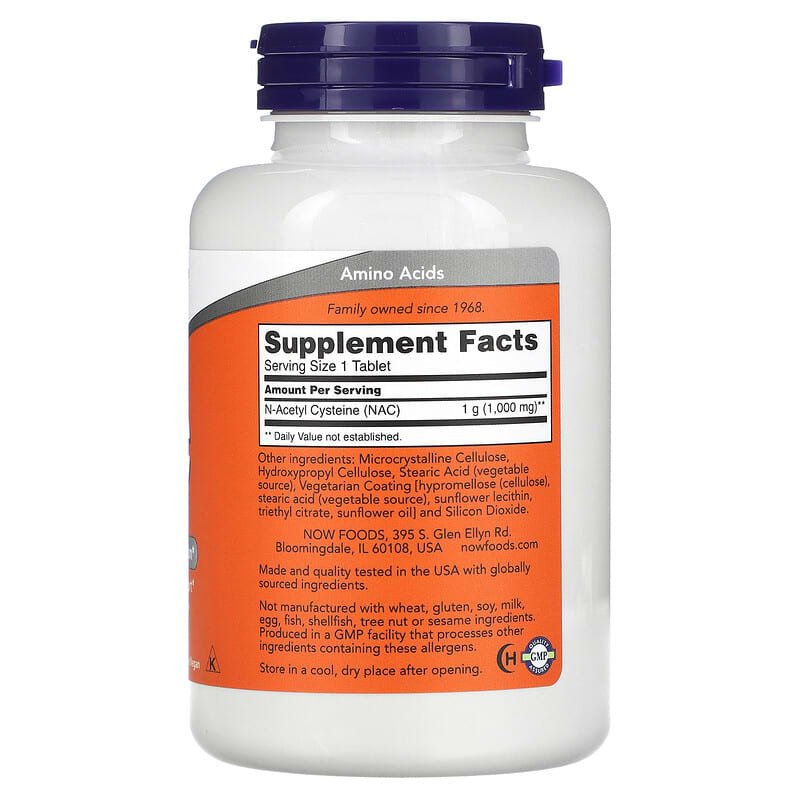 Now NAC (1,000mg)  120 tabs