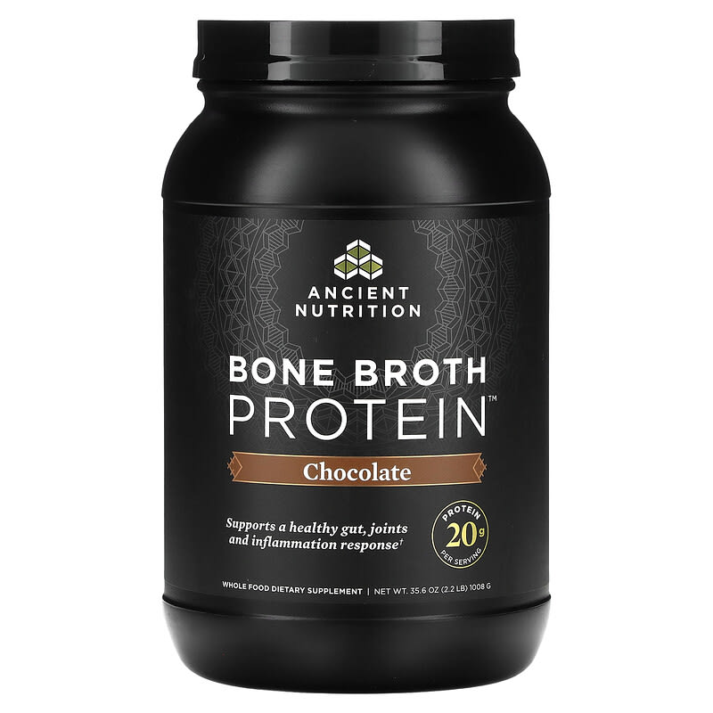 Ancient Nutrition Bone Broth Protein Chocolate 1008 grams