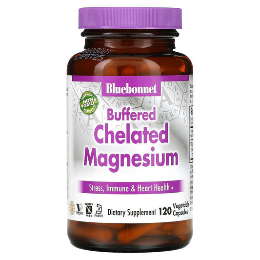 Bluebonnet Buffered Chelated Magnesium (200mg)  120 vcaps