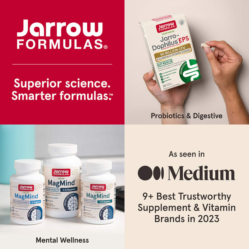 Jarrow MagMind - Magnesium L-Threonate  90 vcaps