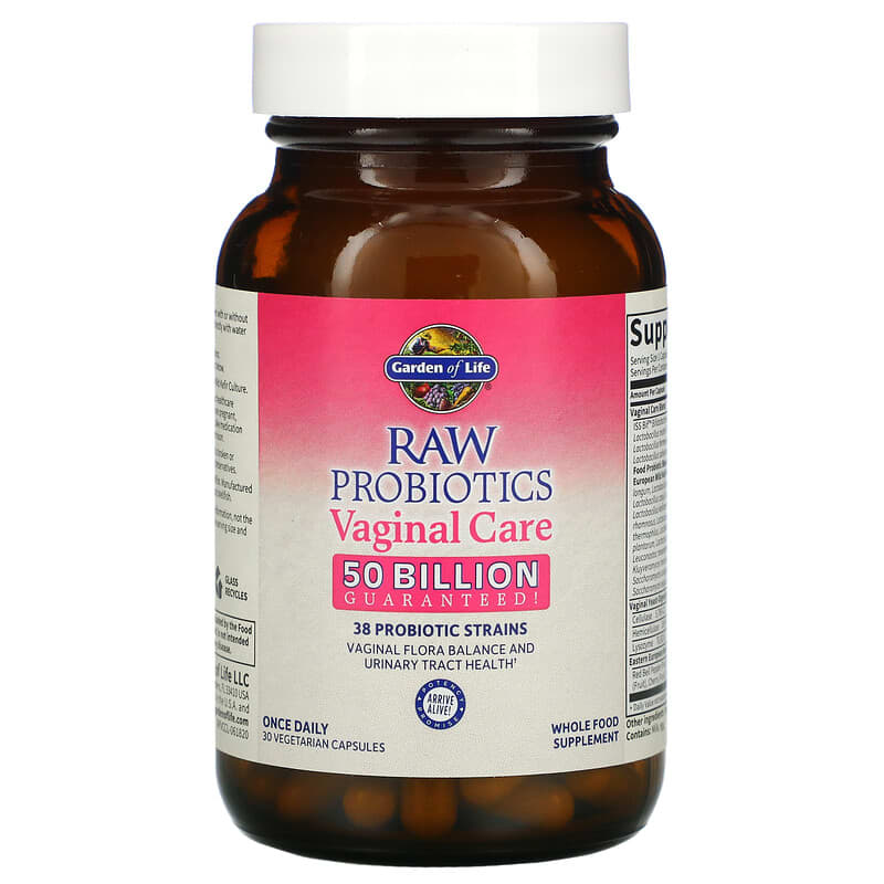 Garden Of Life Raw Probiotics - Vaginal Care (Once Daily)  30 vcaps
