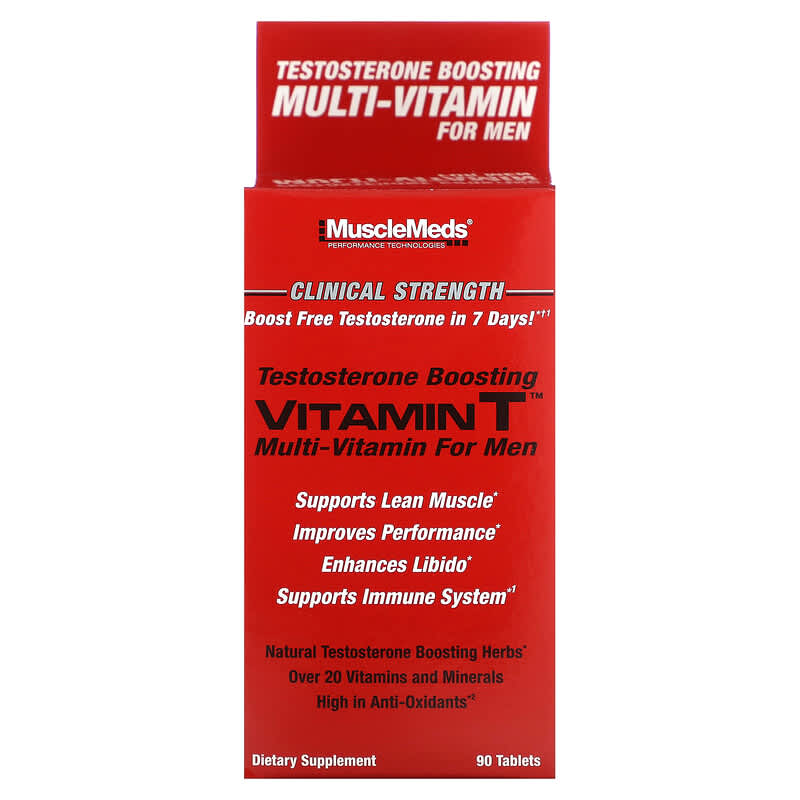 MuscleMeds Vitamin T Multi-Vitamin for Men  90 tabs