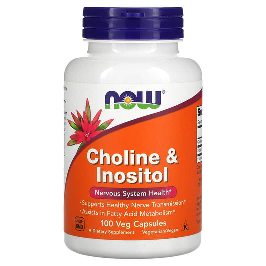 Now Choline and Inositol (500mg)  100 vcaps