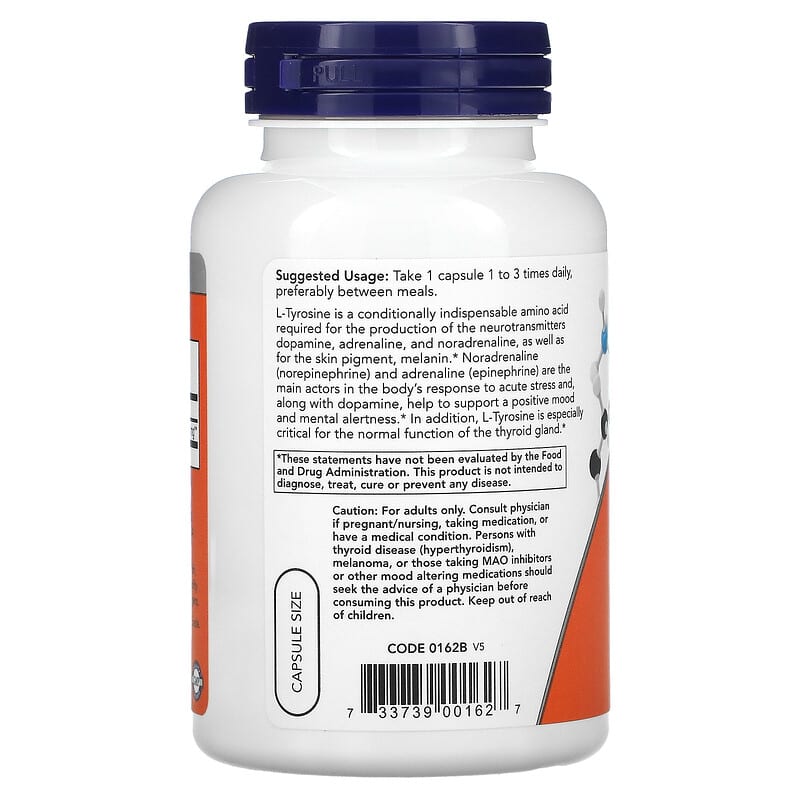 Now L-Tyrosine (500mg)  120 caps