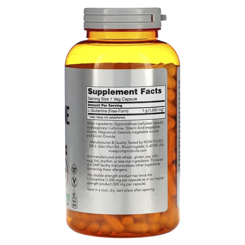 Now L-Glutamine (1000mg)  240 caps